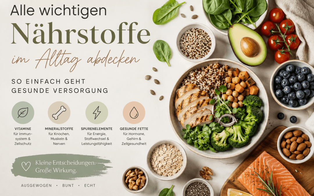 Wie decke ich alle wichtigen Nährstoffe im Alltag ab?